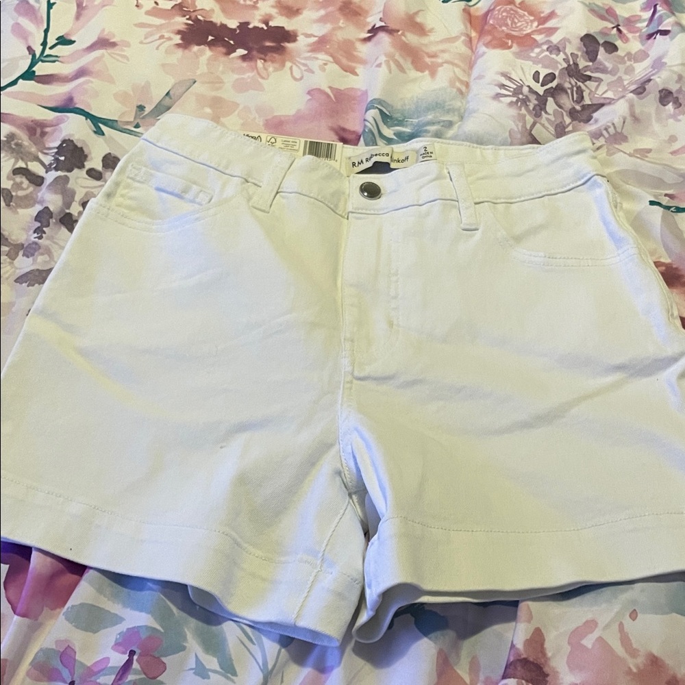 Women's Classic White Jean Shorts